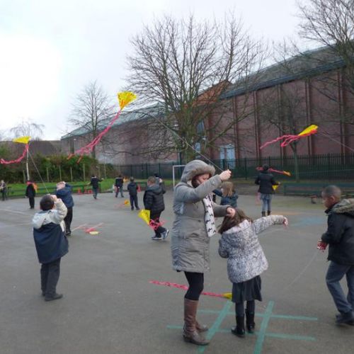 Chinese New Year Kite Flying